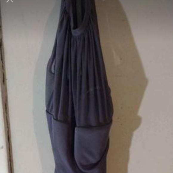 David's bridal size 14 grey blue - Picture 2 of 8